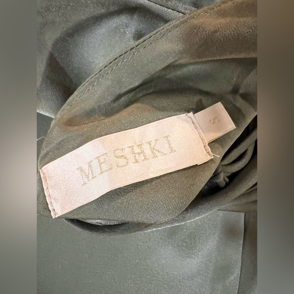 Meshki Astrella Halter Cut Out Midi Dress - Cardamom - Picture 6 of 7